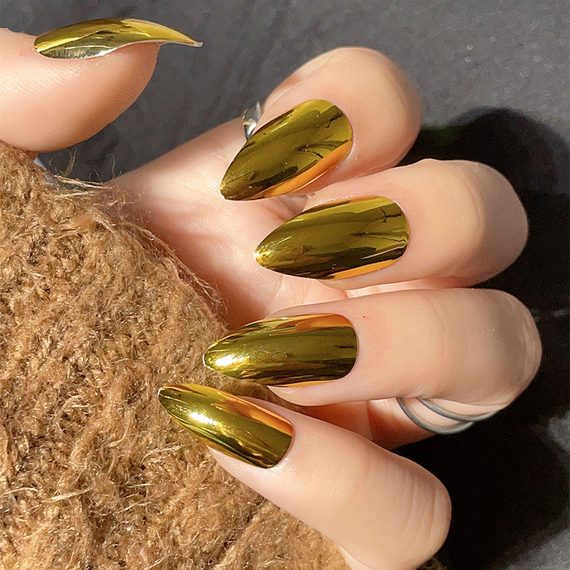 Metallic Stiletto Nail Enhancements Stornfield