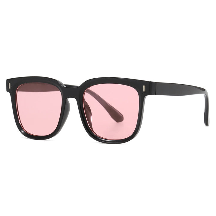 Women Fashionable Square Sunglasses with Transparent Frame Stornfield