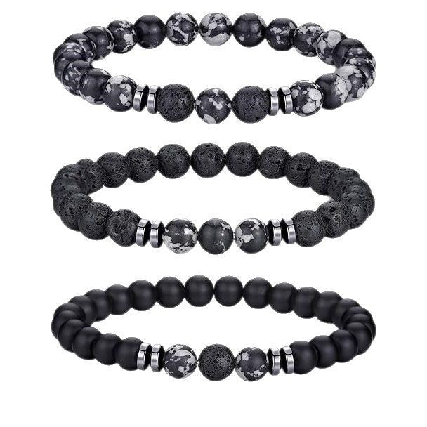Natural Stone Beaded Bracelet Set Stornfield
