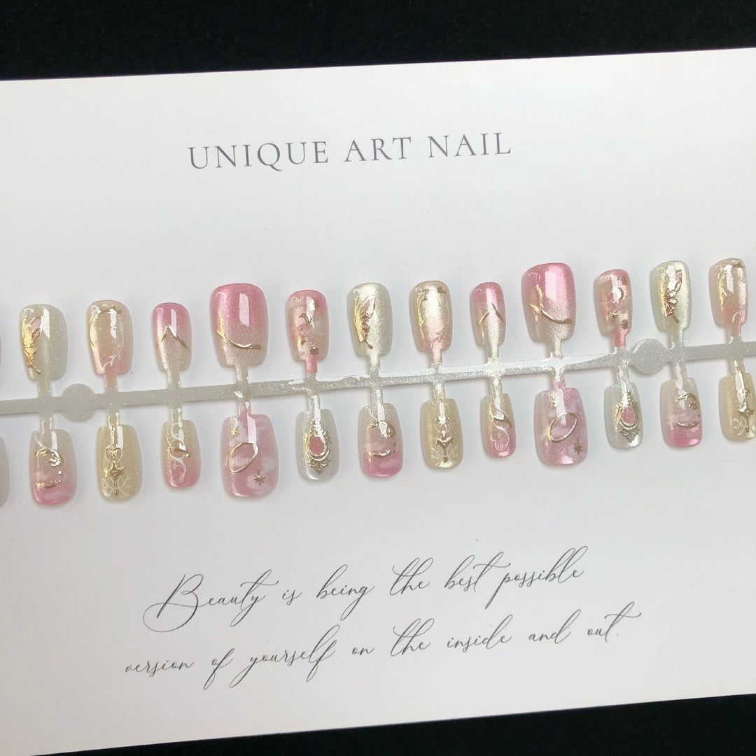 Elegant Ombre Art Press-On Nails