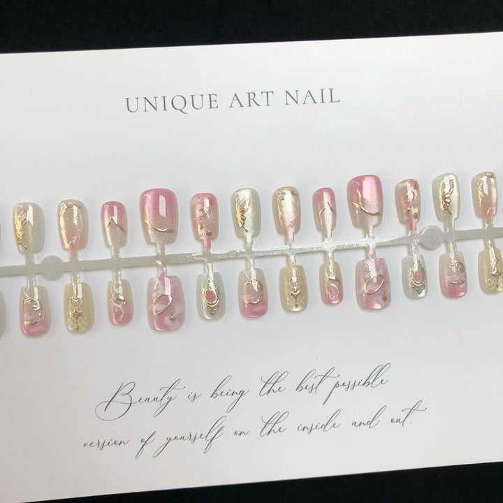 Elegant Ombre Art Press-On Nails
