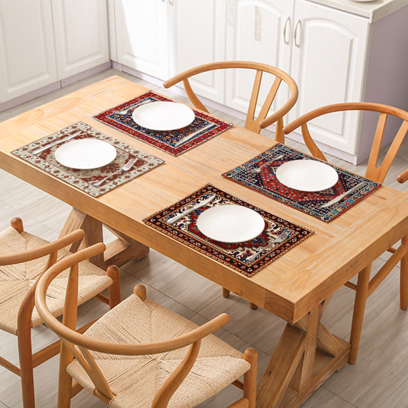 Handwoven-Inspired Oriental Medallion Area Rug