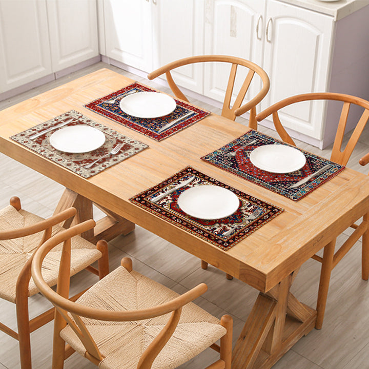 Handwoven-Inspired Oriental Medallion Area Rug