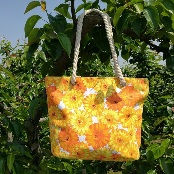 Large floral patterned beach bag Stornfield