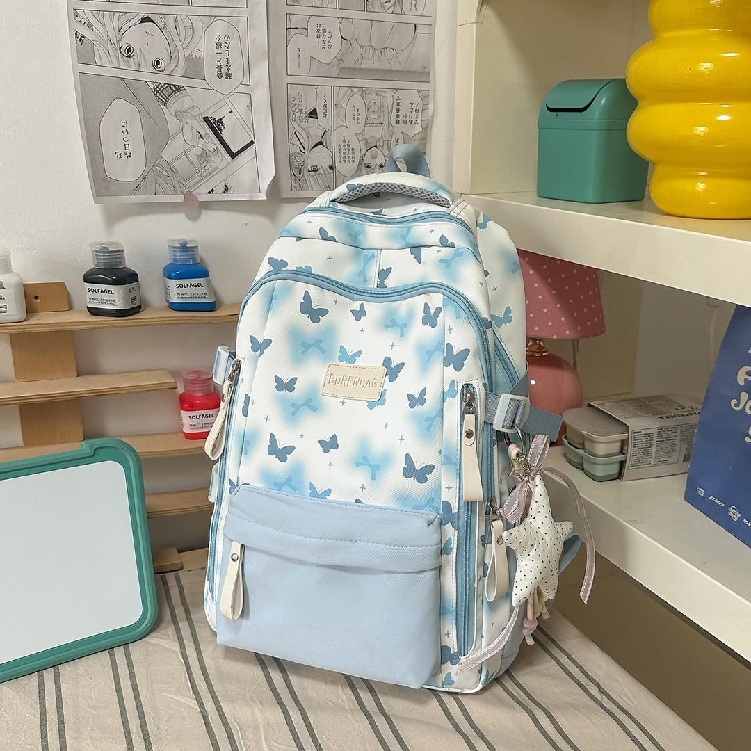 Cute Butterfly-Themed School Backpack Stornfield