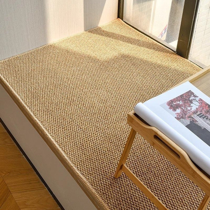 Textured Natural Fiber Area Rug