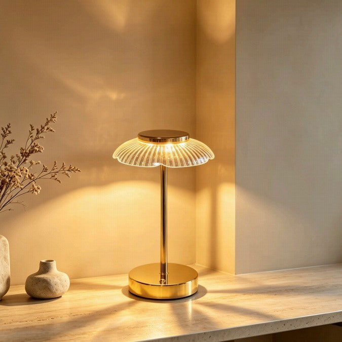 Artistic Glass Table Lamp