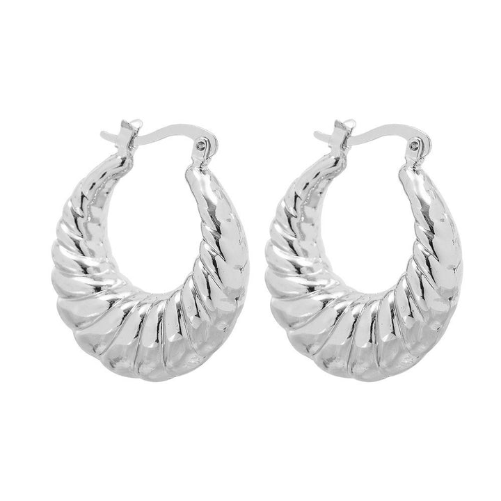 Sleek Curved Huggie Earrings Stornfield