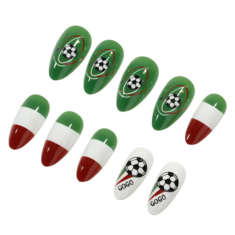 Sporty Football Art Nails Stornfield