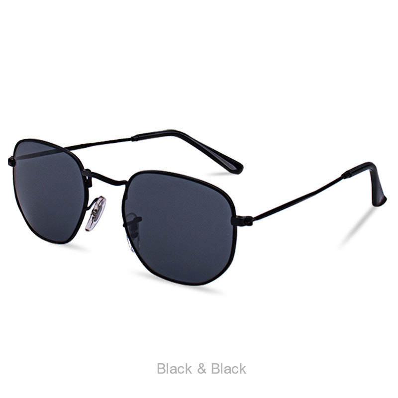 Women's fashionable geometric sunglasses with sturdy metal frame Stornfield