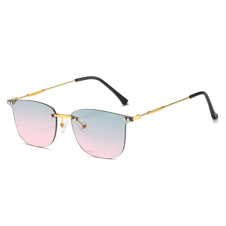 Ladies stylish geometric sunglasses with modern glass elements Stornfield