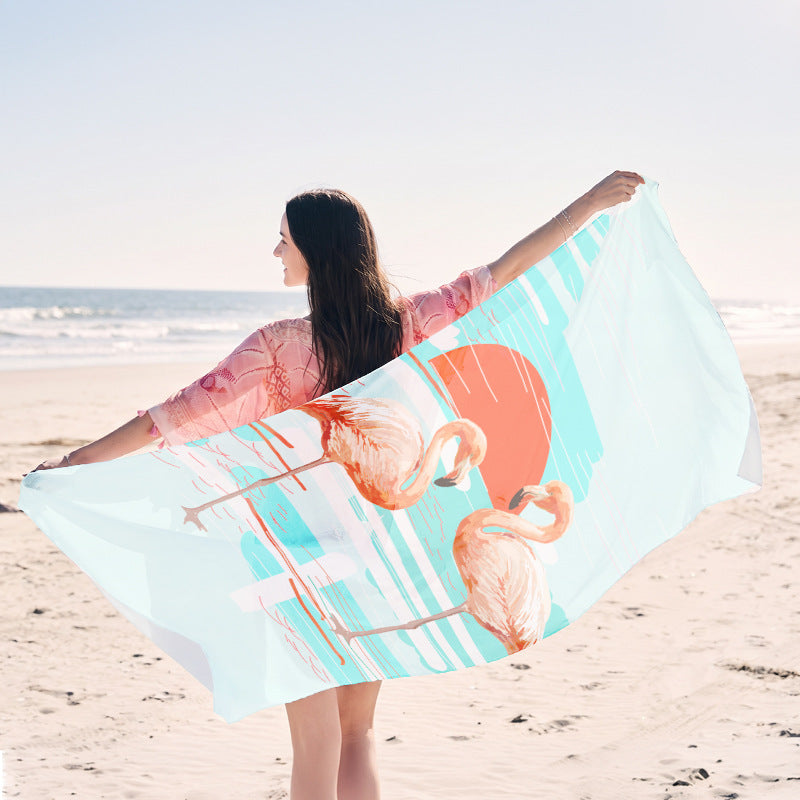 light beach towel with creative jellyfish design Stornfield