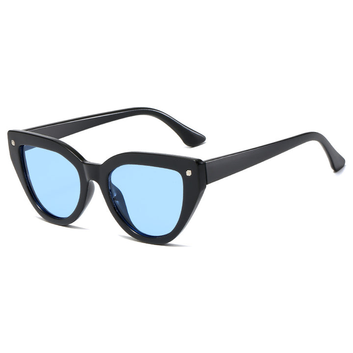 Women's Cat-Eye Sunglasses with Distinctive Animal Print Pattern Stornfield