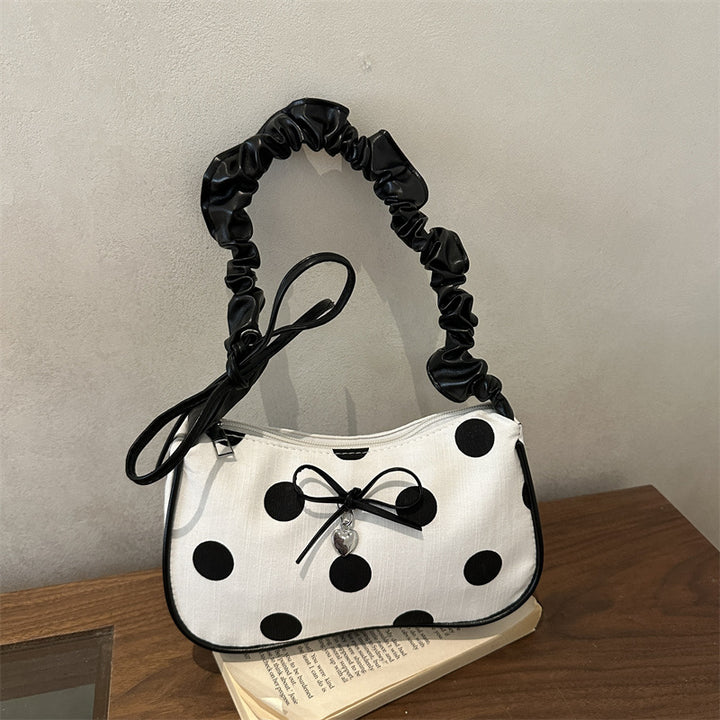 Charming Polka Dot Evening Handbag