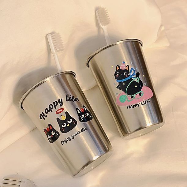 Stainless Steel Toothbrush Holder with Playful Animal Design Stornfield