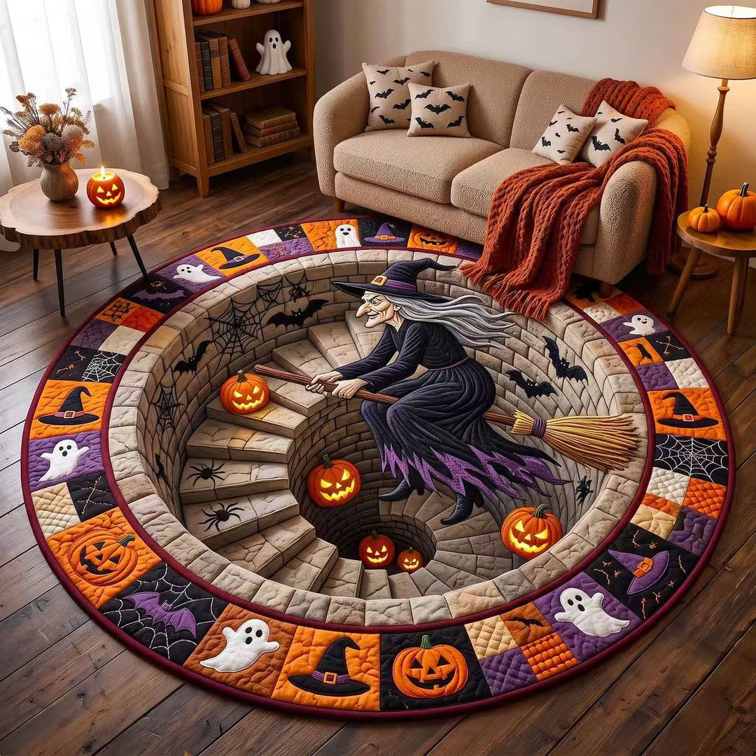 3D Pumpkin Themed Area Rug