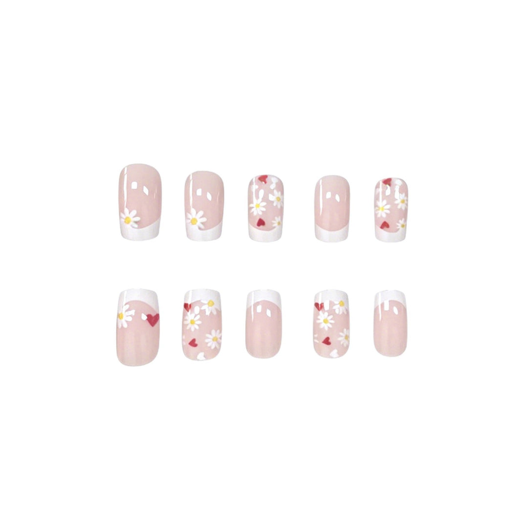 Acrylic Floral Nail Art Enhancements Stornfield