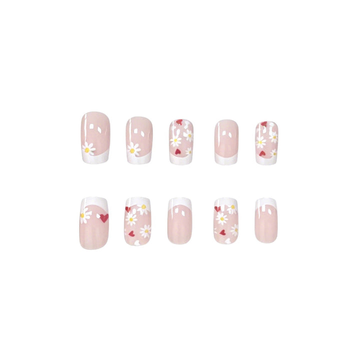 Acrylic Floral Nail Art Enhancements Stornfield