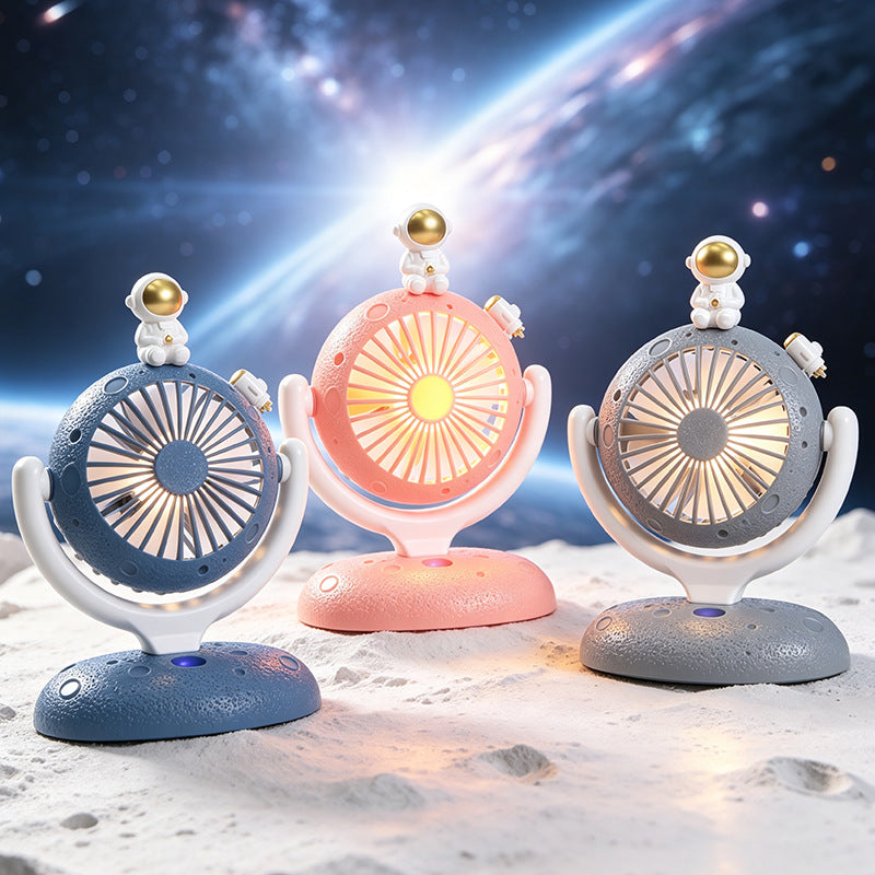 Women Portable USB Desk Fan with Creative Astronaut Design Stornfield