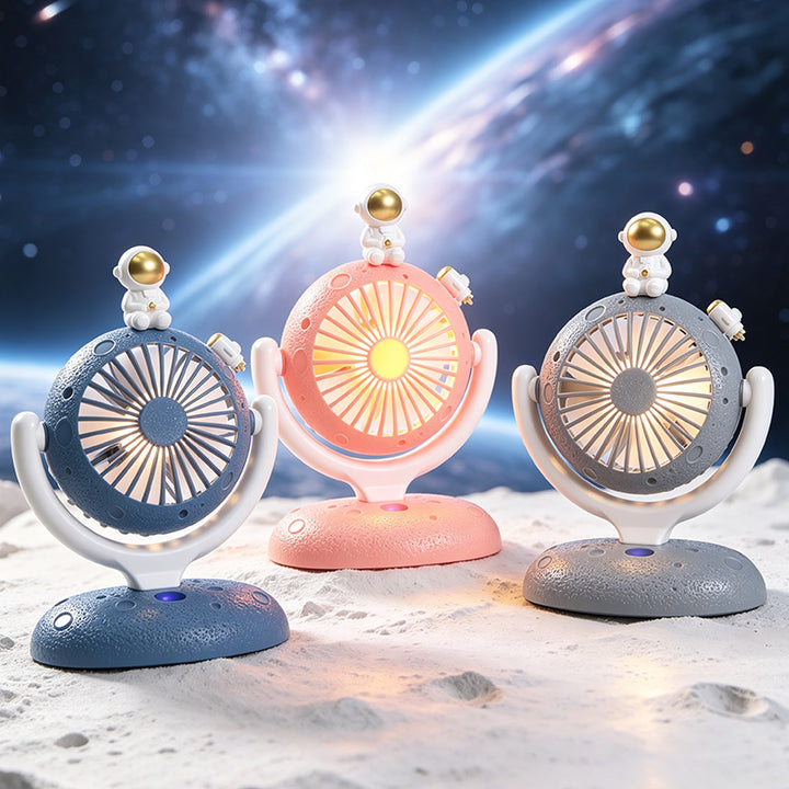 Women Portable USB Desk Fan with Creative Astronaut Design Stornfield