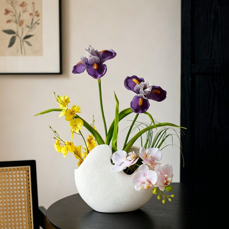 Modern Ceramic Floral Arrangement