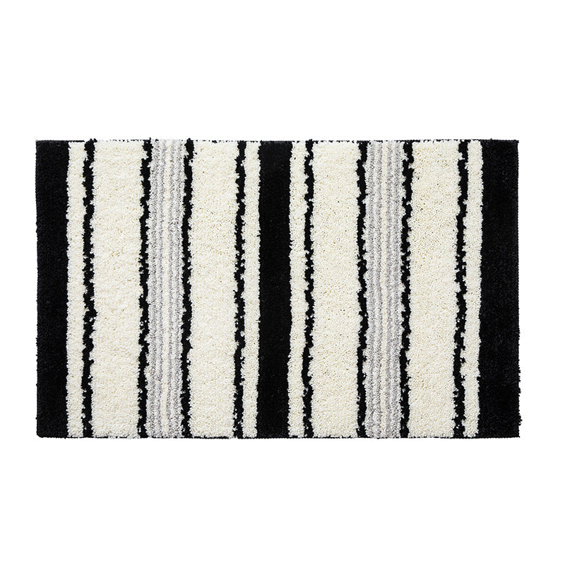 Soft Striped Bath Mat