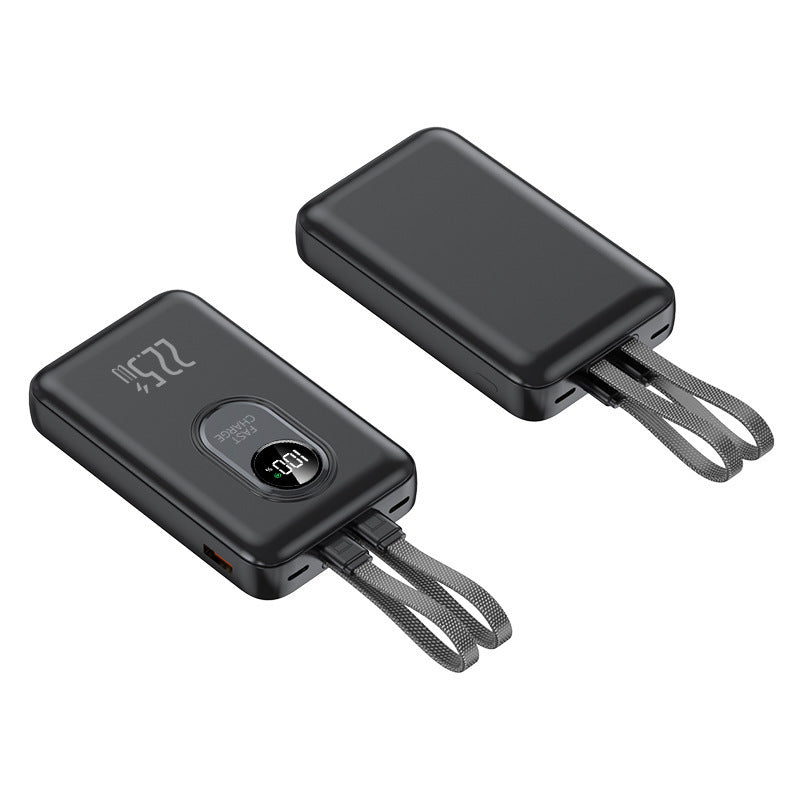 Power bank with fast charging function and integrated cable system Stornfield