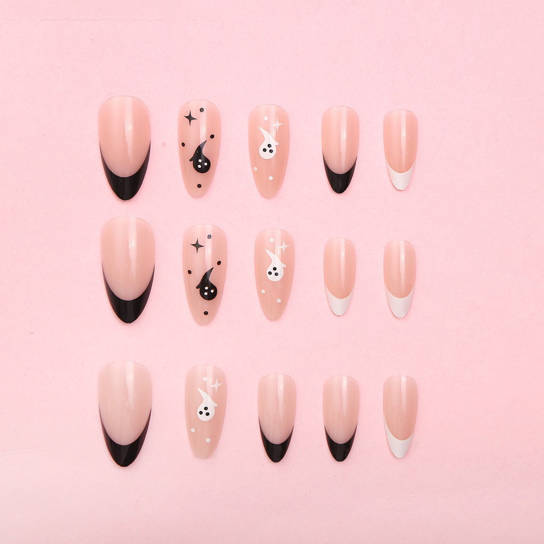Artistic Halloween-Themed Press-On Nails Stornfield