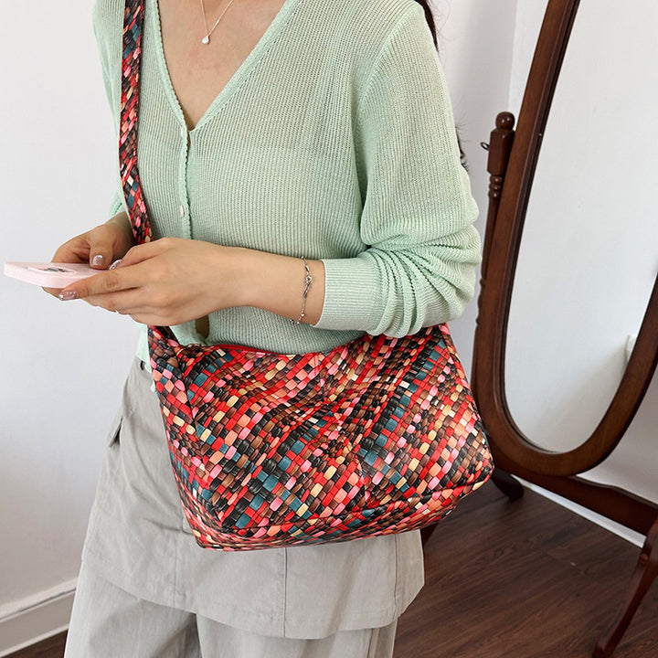 WoColorful Woven Hobo Bag Stornfield