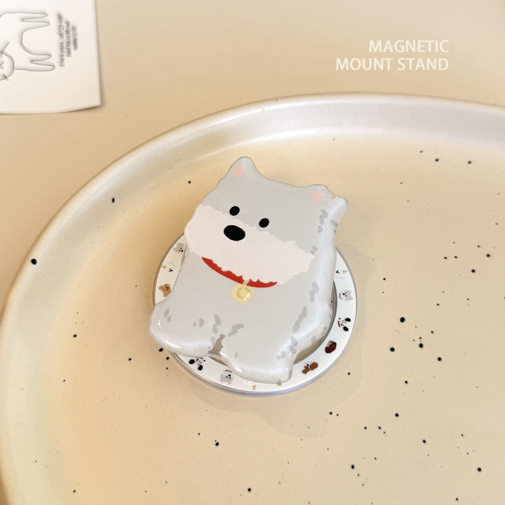 Magnetic smartphone holder in cute dog design Stornfield