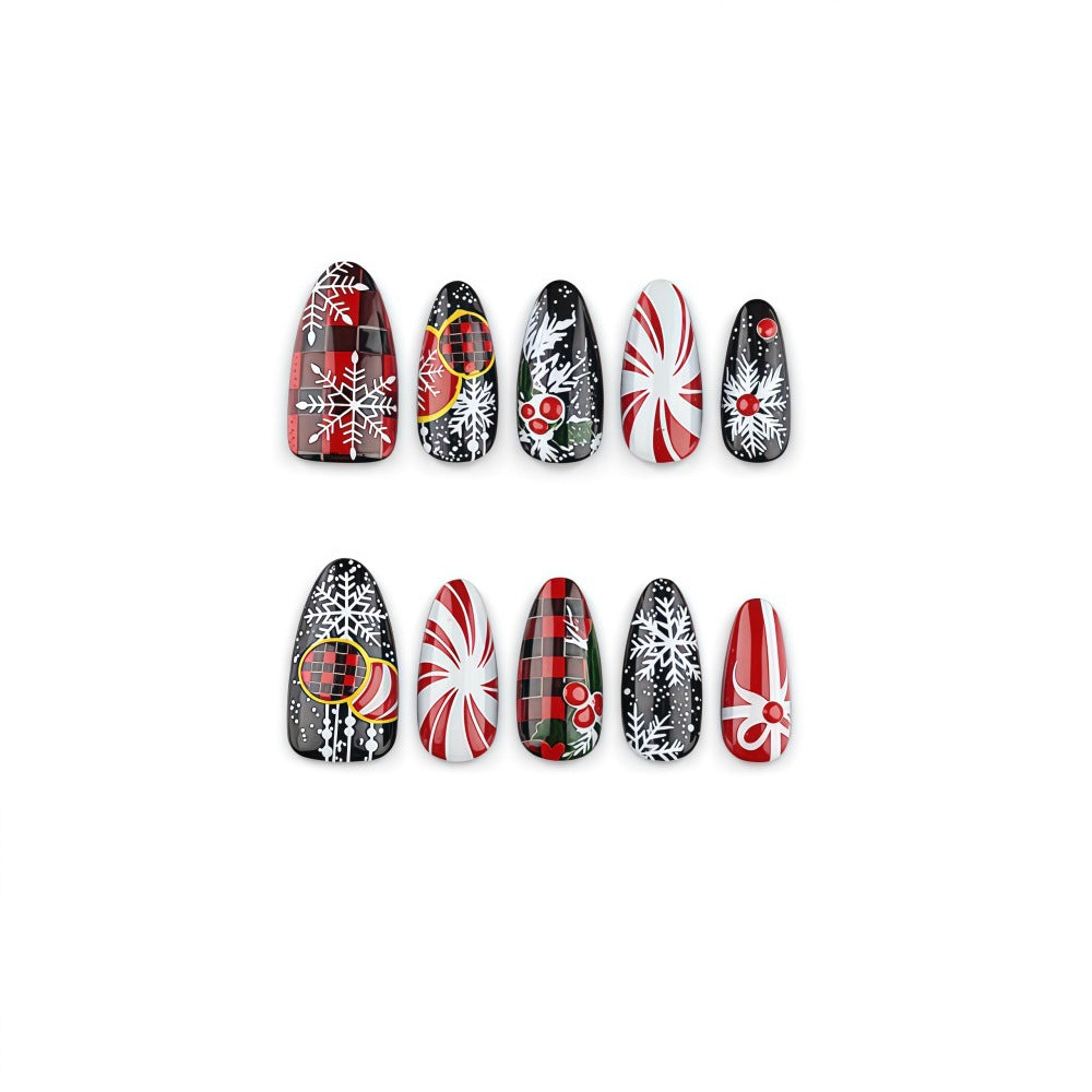Christmas Art Nails in Festive Design Stornfield