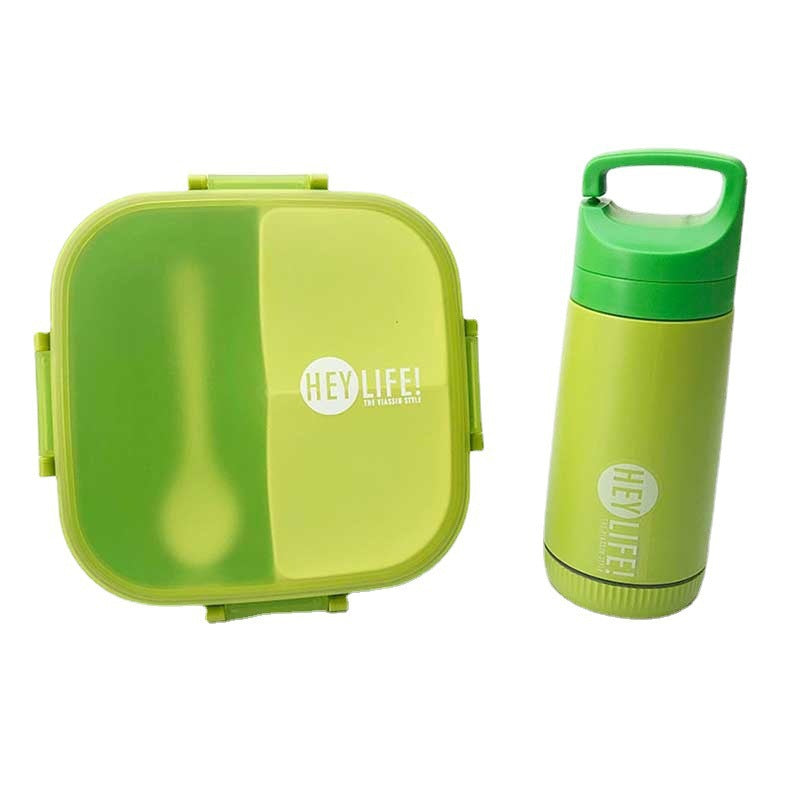Eco-Friendly Dual-Compartment Lunch Box