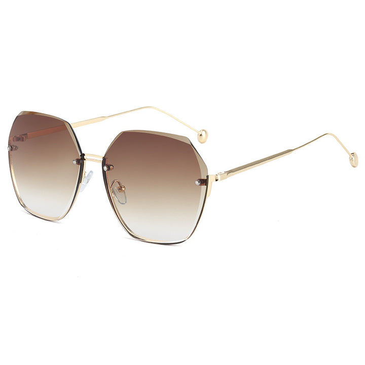 Ladies oversized sunglasses in modern hexagon style Stornfield