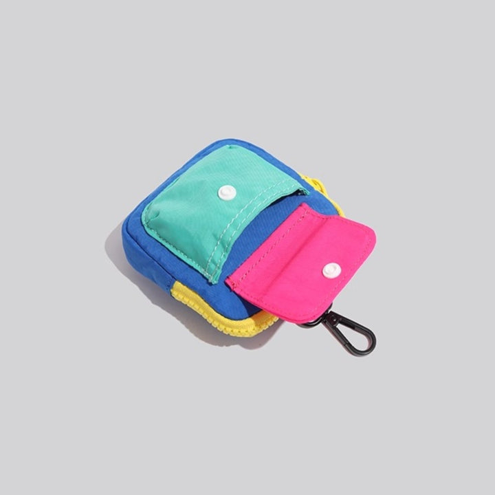 Color-Block Mini Storage Pouch Stornfield