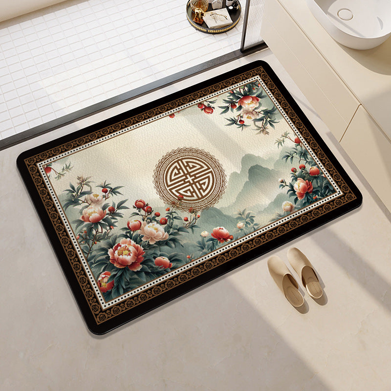 Playful Fruit-Themed Bath Mat Stornfield
