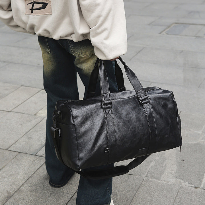 Multifunctional Sports and Travel Bag Made of Durable Synthetic Leather Stornfield