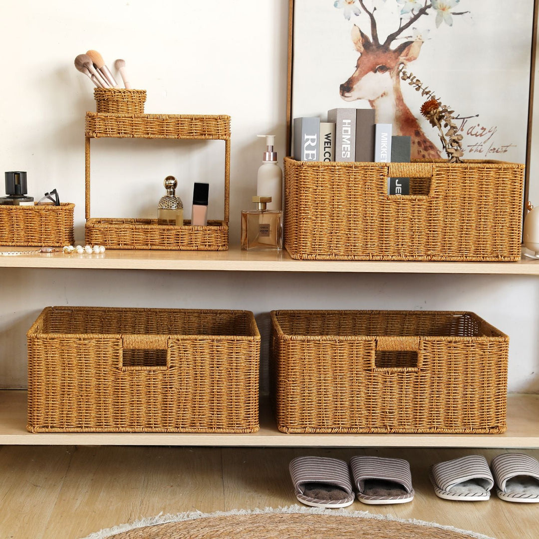 Storage Basket with Ergonomic Handles Stornfield