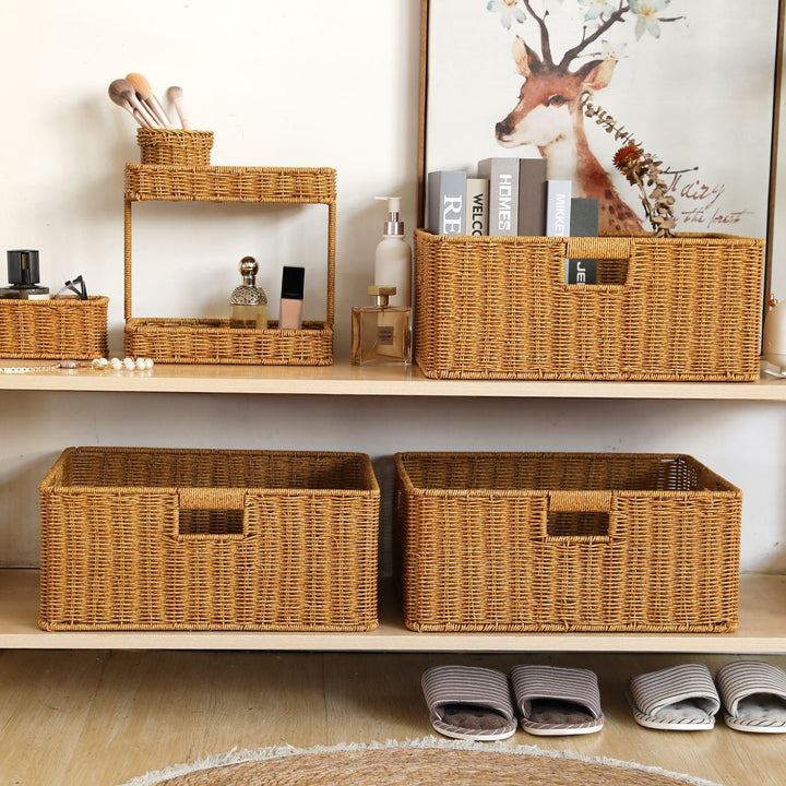 Storage Basket with Ergonomic Handles Stornfield