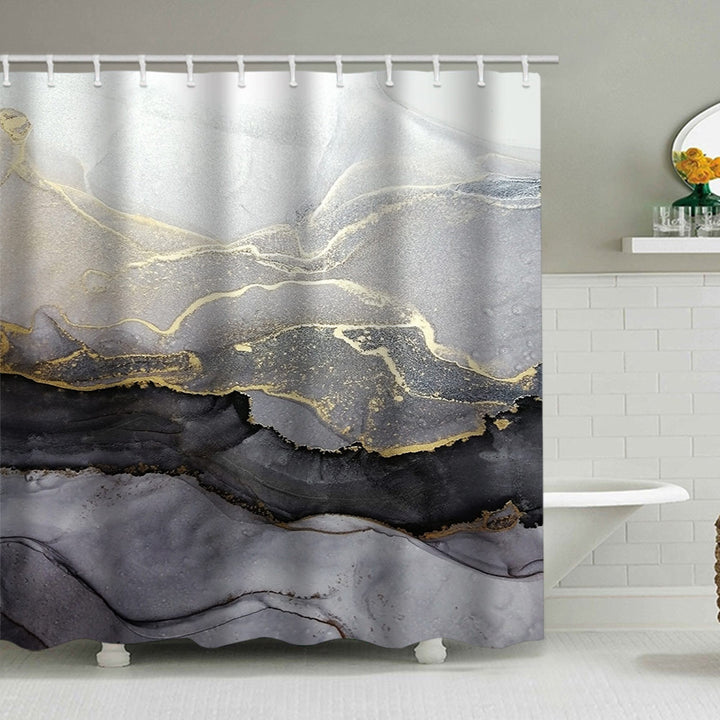 Artistic Marble Design Shower Curtain Stornfield