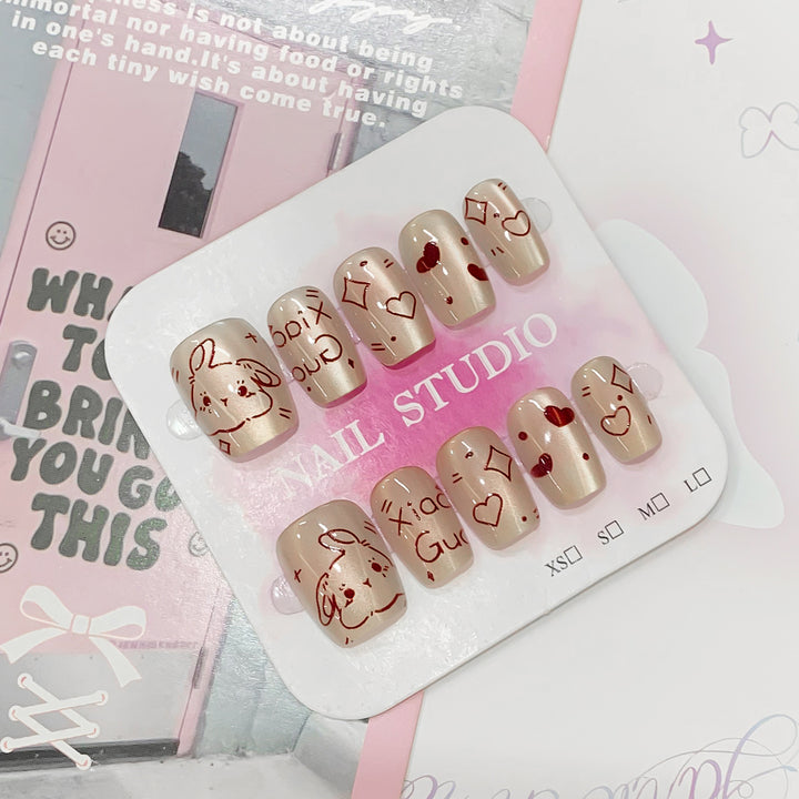 Creative nail art with loving motifs Stornfield