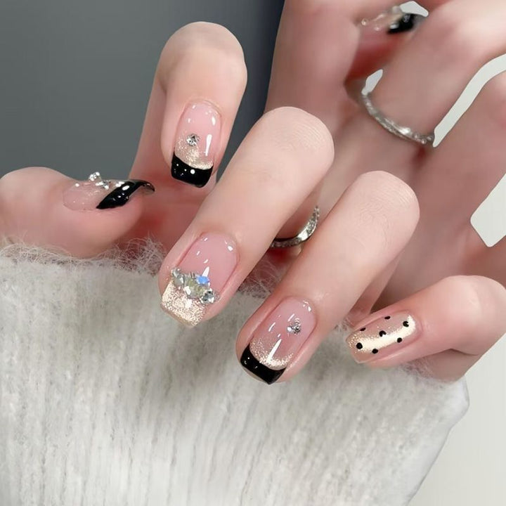 Artistic Heart Pattern Nail Art Extensions Stornfield
