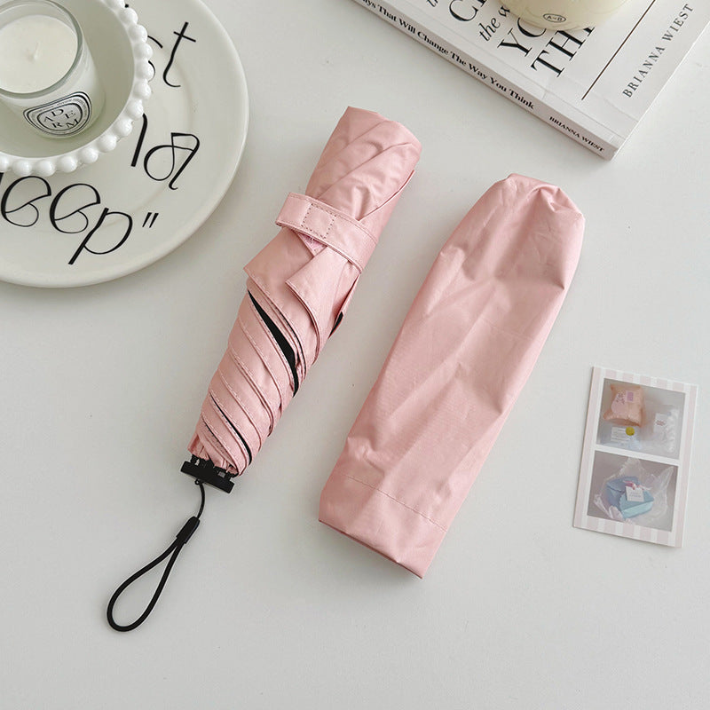 Women portable folding umbrella with wind-resistant mechanism Stornfield