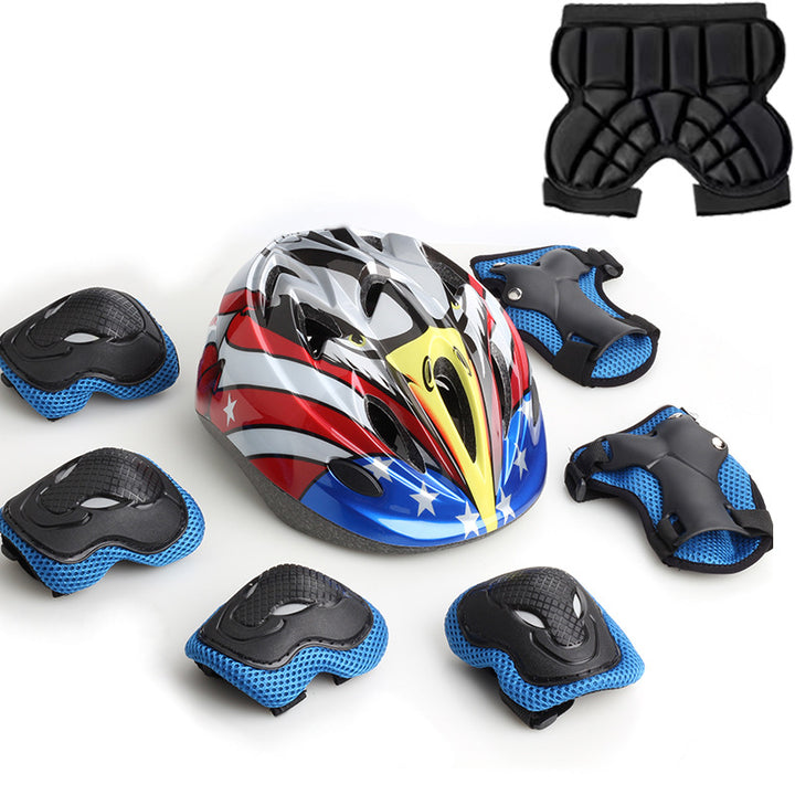 Safety Helmet and Protective Gear Set Stornfield