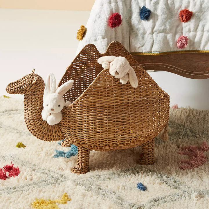 Playful storage basket in the shape of a turtle Stornfield