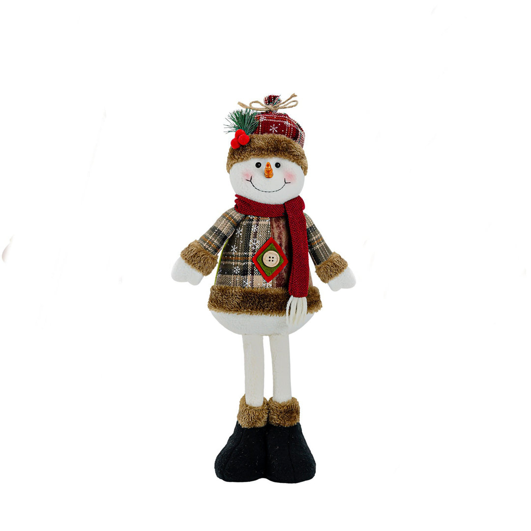 Decorative snowman figure in festive design