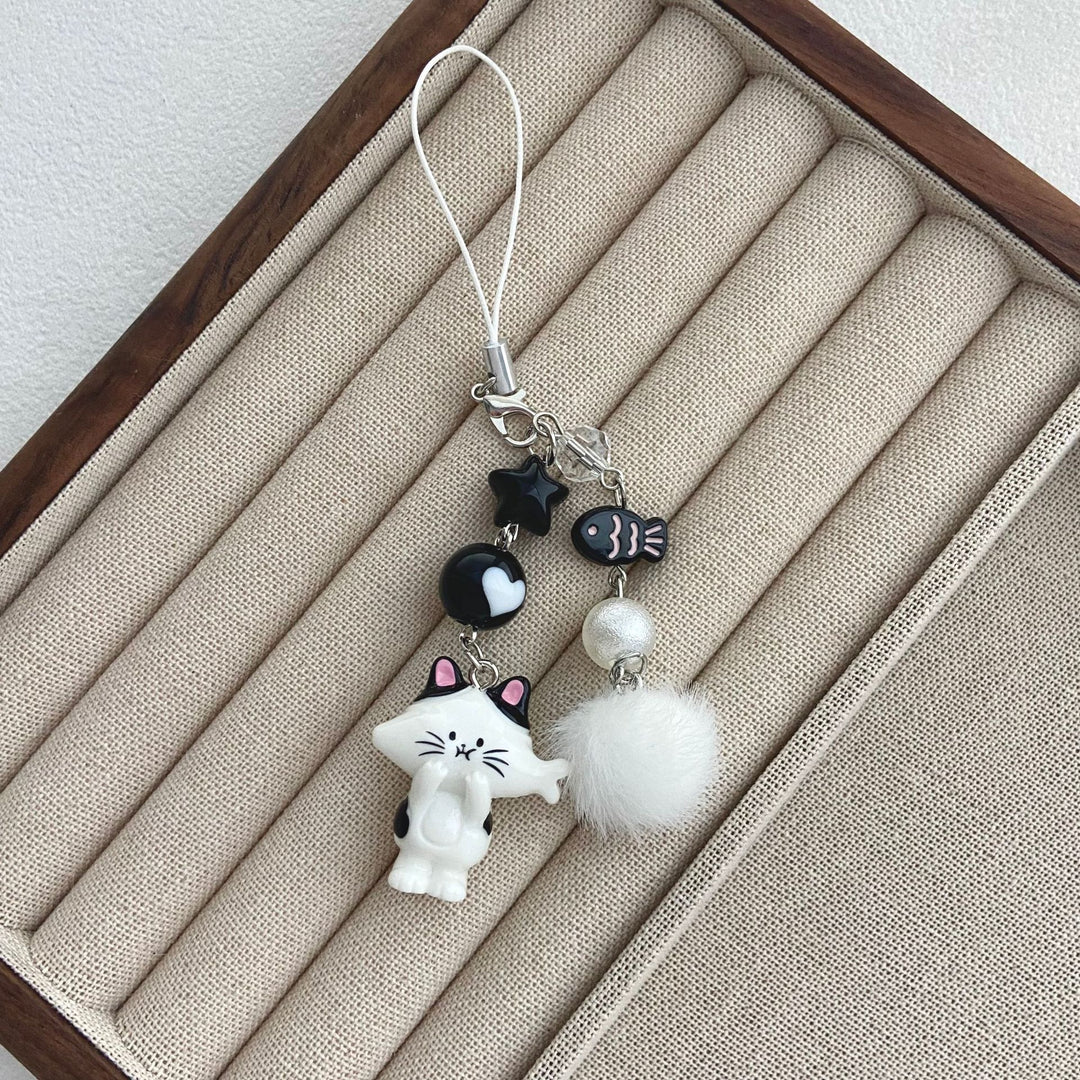 Cat-Themed Charm Keychain Stornfield