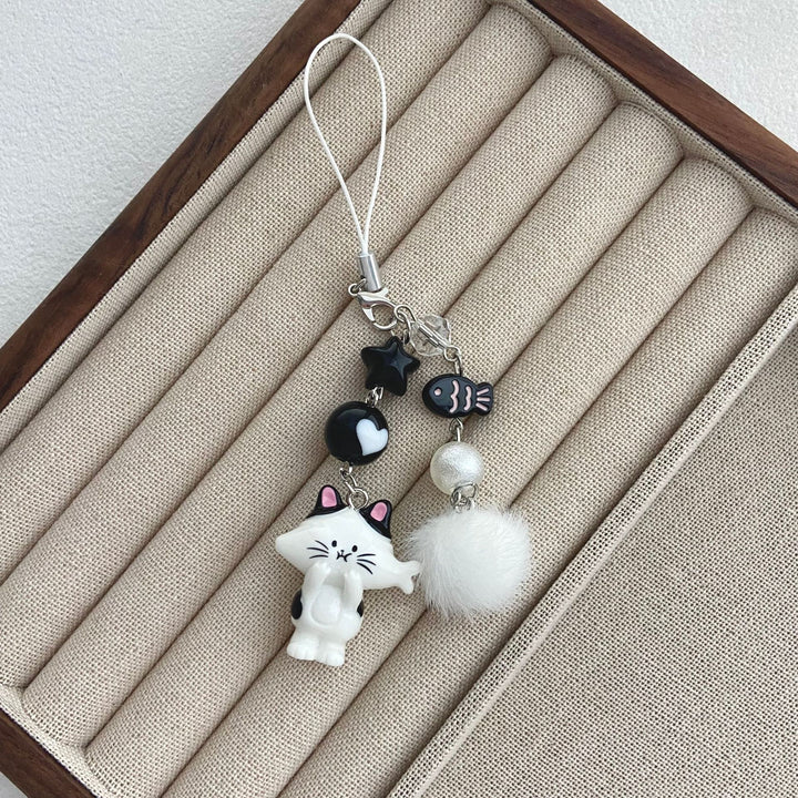 Cat-Themed Charm Keychain Stornfield