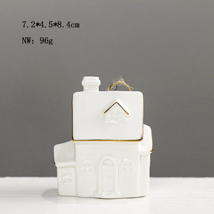 Decorative House-Shaped Ceramic Stornfeild