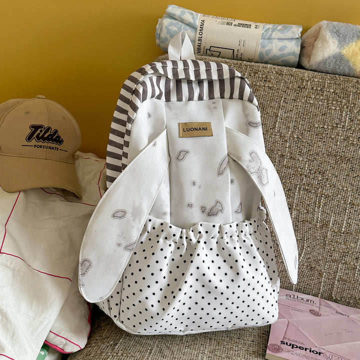 Playful Bunny-Ear Design Backpack Stornfield