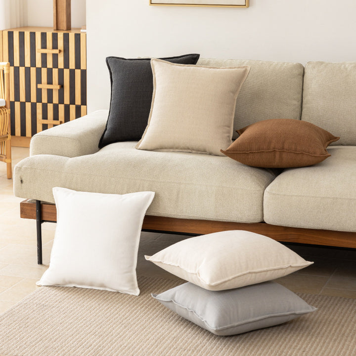 Textured Cotton Decorative Cushion